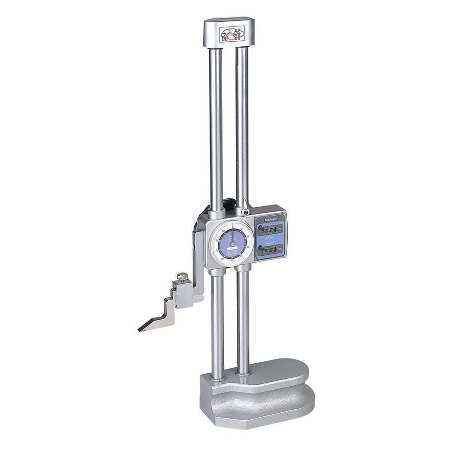 Mitutoyo Dual-kijelzős mérőórás magasságmérő, 0-450 mm, 0.01 mm (192-131) termék fő termékképe