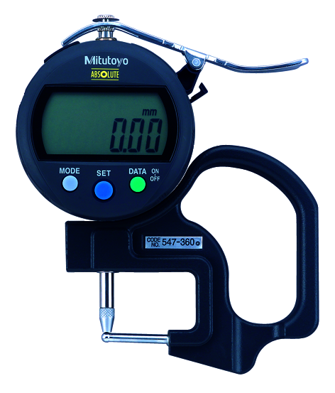 Mitutoyo ABSOLUTE Digimatic gyors-vastagságmérő csőfalvastagság méréséhez, IP42, 0-10 mm, 0.01 mm (547-360) termék fő termékképe