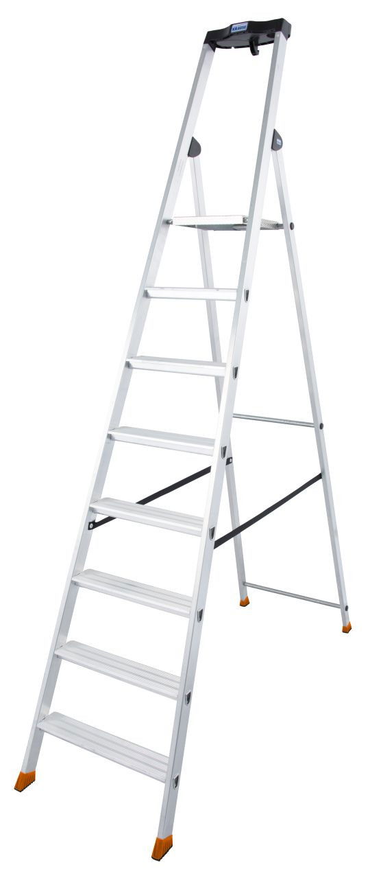 Krause MONTO Solido egy oldalon járható lépcsőfokos állólétra, 8 fokos termék fő termékképe